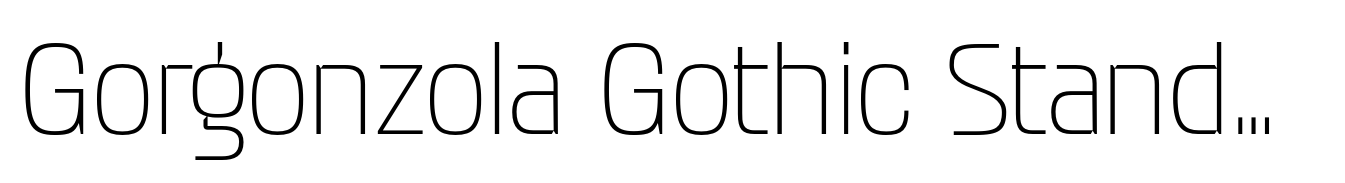 Gorgonzola Gothic Standard Thin